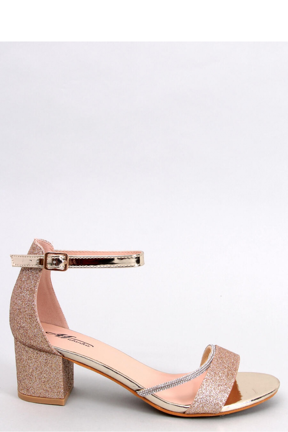 Zlaté dámske sandále 180440